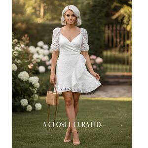 sachin and babi light blue dress Anthropologie Maeve Mini Dress with V-neck and